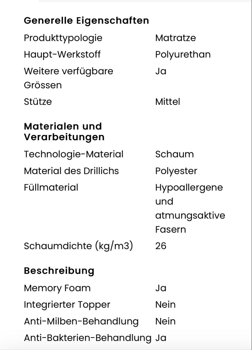 Materassi: Celesta Matratze Swiss Design – Usato da Rümlang venduto da emine.k 3