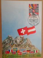 Maximumkarte MK 1992 Schützt die Alpen CHUR