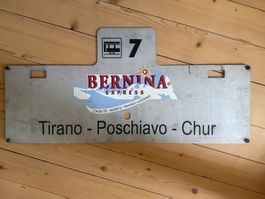 RhB Zugschild Bernina Express