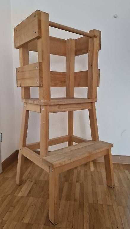 Hochstühle: Lernturm / Learning Tower aus Holz - Kinder Hocker Stehturm – Gebraucht aus Staffelbach von MrMH 4