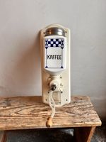 Alte Kaffeemühle aus Porzellan, Wandmodell, Vintage!