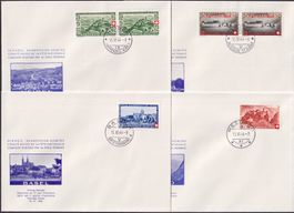 1944 B22-B25, illustrierte Komitee FDC, adresslos, K:1000.-
