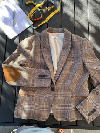 Damenblaser kariert Mango Gr. L