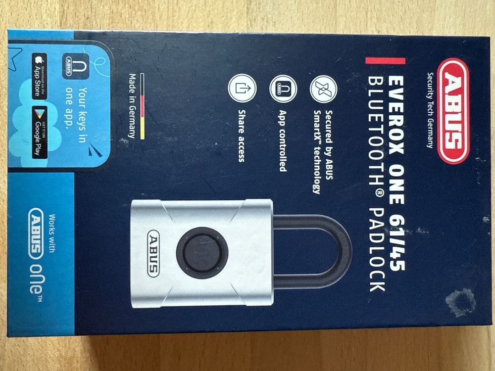 Everox One Abus - Le cadenas nouvelle génération, sans clé et connecté