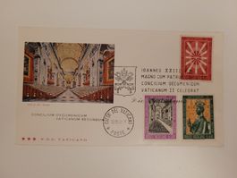 Briefumschlag + Briefmarken 1962