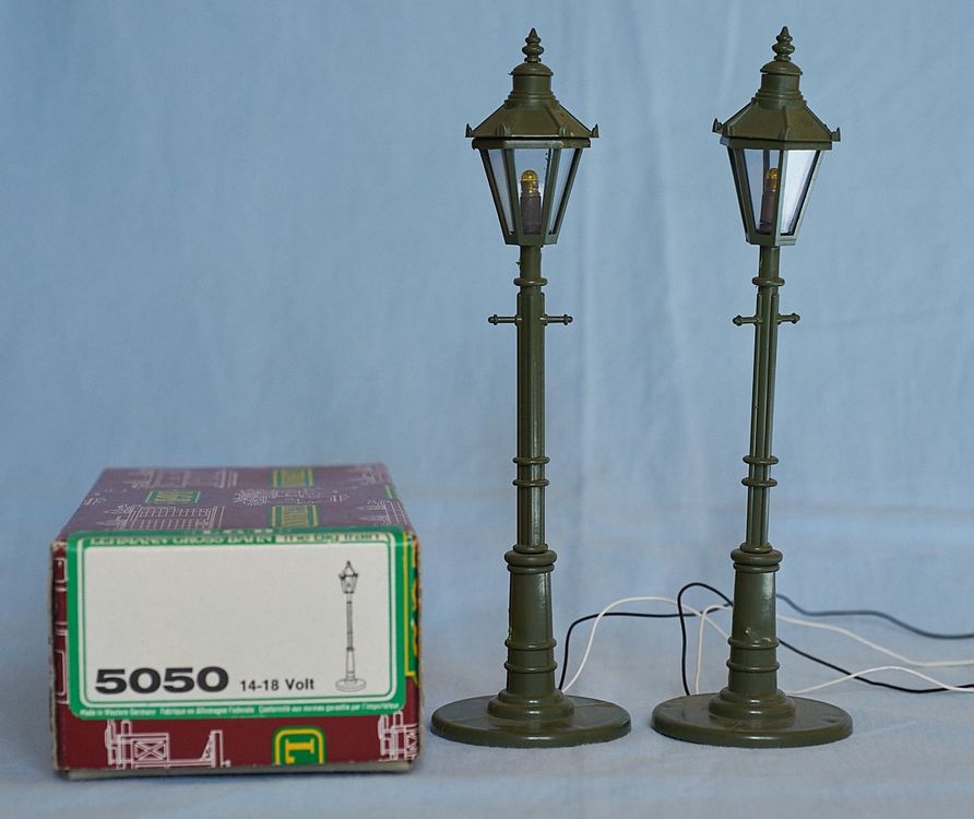Lampadaire LGB G 5050 - Vert - 240 Mm - Éclairage Train Miniature (Occasion)