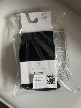 Ungetragene H&M feine Strumpfhosen blau
