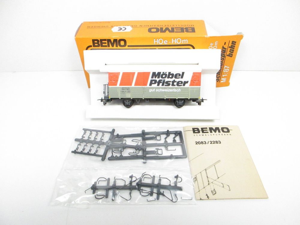 Bemo Modelleisenbahnen: Bemo H0m 2283 122 RhB Güterwagen MÖBEL PFISTER – Neu und originalverpackt aus Olten von Heinrich875 1