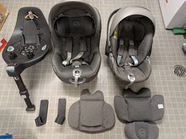 2 Autositze Cybex + Base