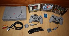 Sony PlayStation 1 Konsole mit Spielen und Zubehör