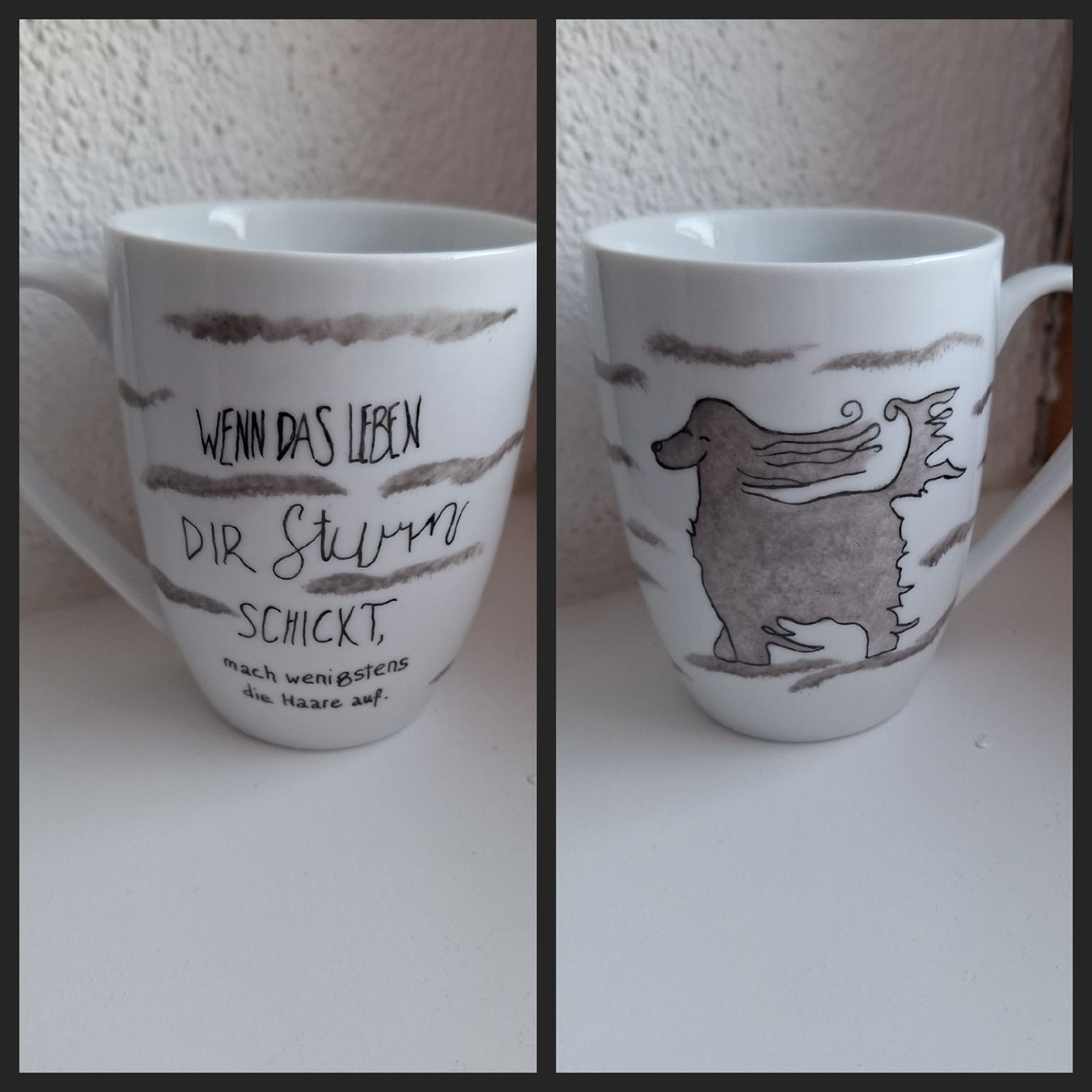 Tazze: Tasse mit Hundespruch – Nuovo e nell'imballaggio originale da Schwarzenbach SG venduto da ct-porzellan