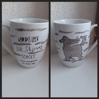 Tasse mit Hundespruch