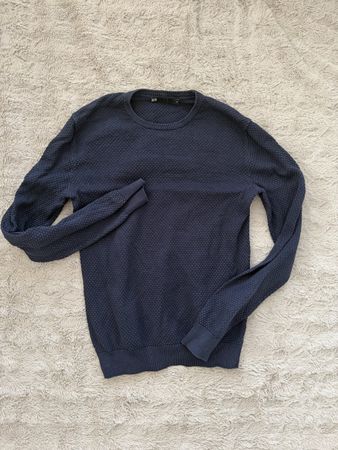 Herren Pullover We Fashion blau Grösse S guter Zustand