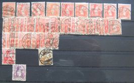 Helvetia Brustbild Lot gestempelt