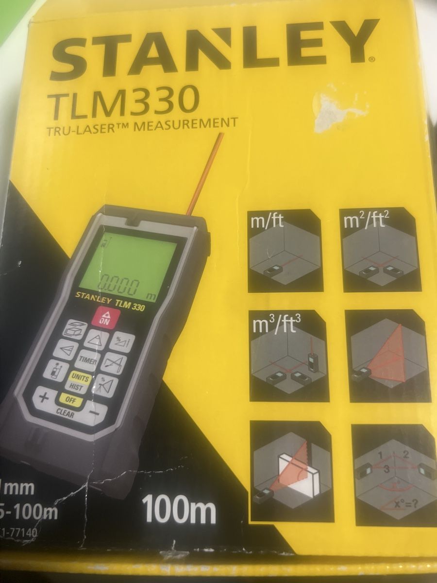 Stanley Misurare: Stanley TLM 330 , Laser entfernungsmessgerät – Nuovo (secondo la descrizione) da OFTRINGEN venduto da Preistheiss 2