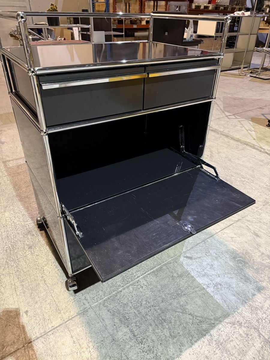 USM Scaffali: USM Haller Sideboard Graphitschwarz auf Rollen ab 1.CHF 001 – Usato da Balsthal venduto da Designhaus.Schmitt 7