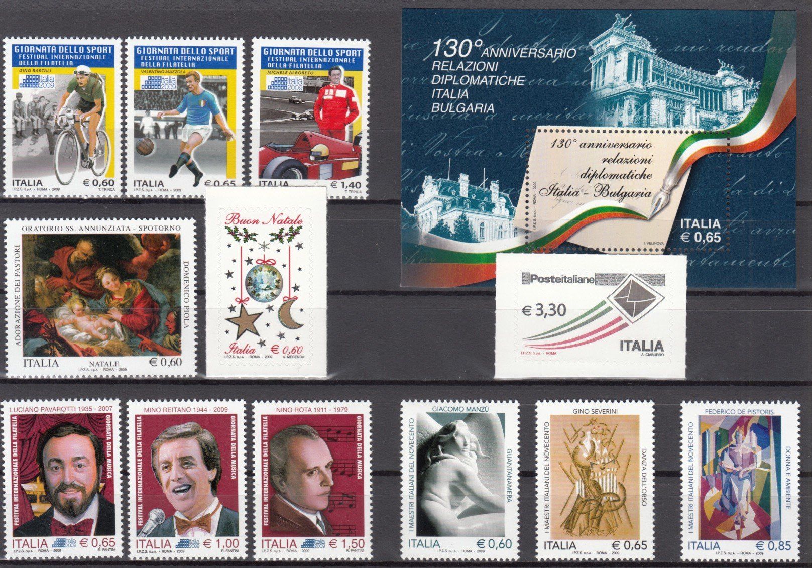 Tutti i francobolli: Italien 2009 postfrisch – Usato da Bürglen TG venduto da StampGraf 6