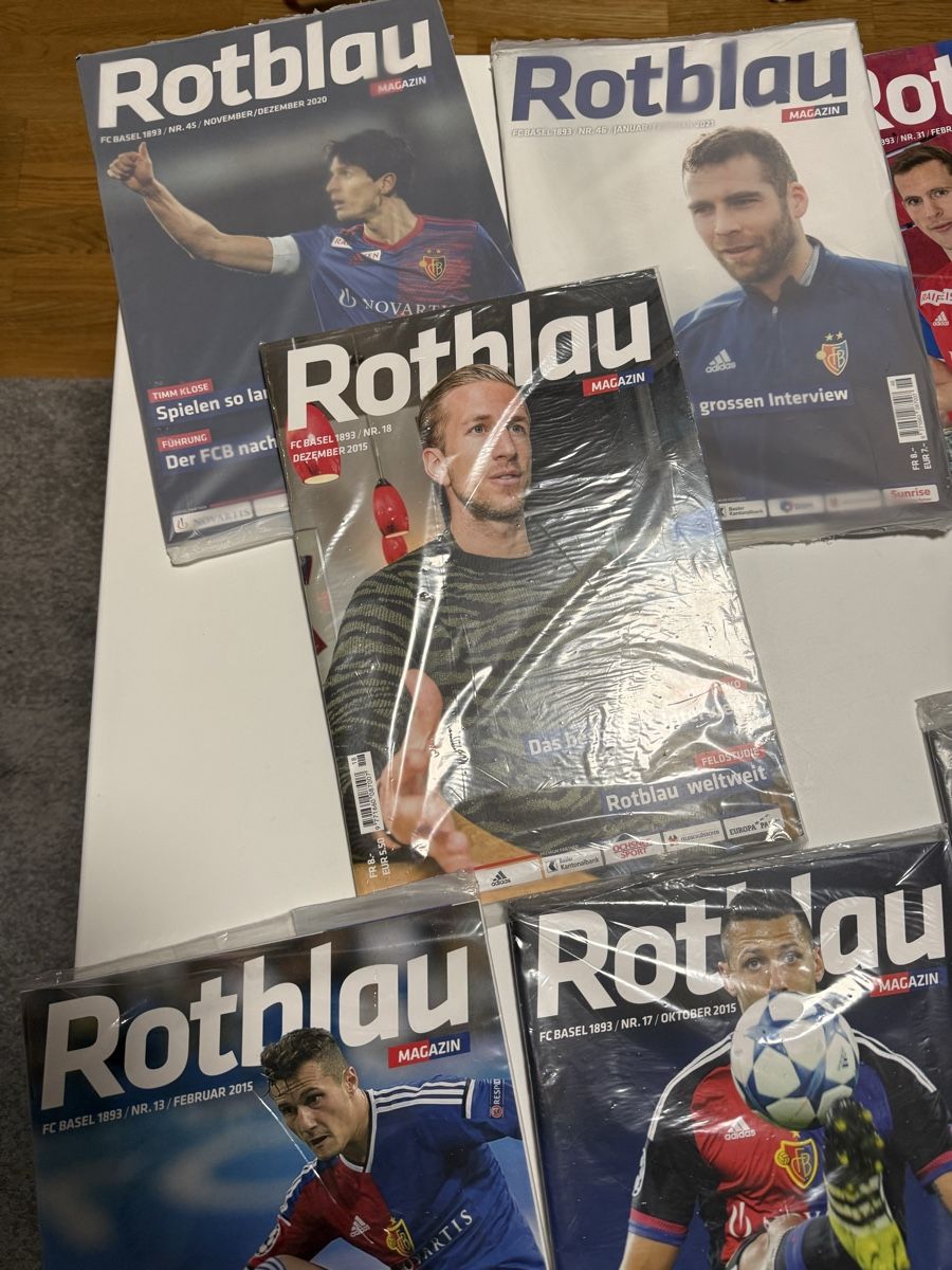 Riviste & Magazine: FC Basel Fussball Hefte Neu – Nuovo e nell'imballaggio originale da Basel venduto da momo.st 1