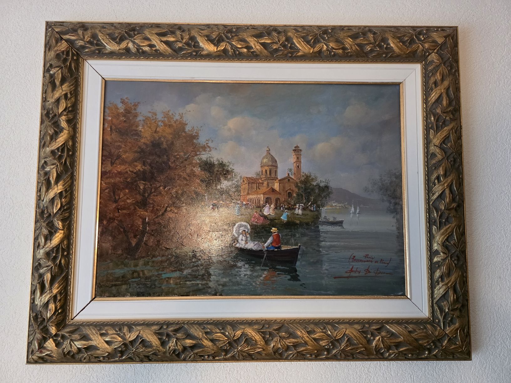 Gemälde: Gemälde Paris 97.5 x 77.5 cm  – Neu (gemäss Beschreibung) aus Wettingen von Lg_zt2d