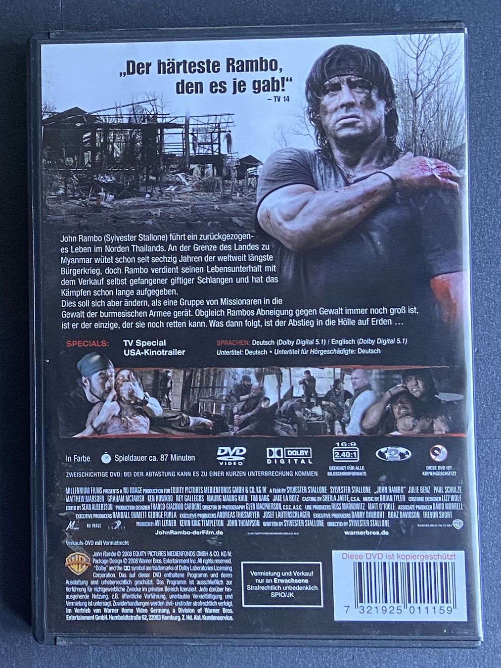 Tutti i DVDs: DVD  "John Rambo" – Usato da Böckten venduto da Hansi36 2