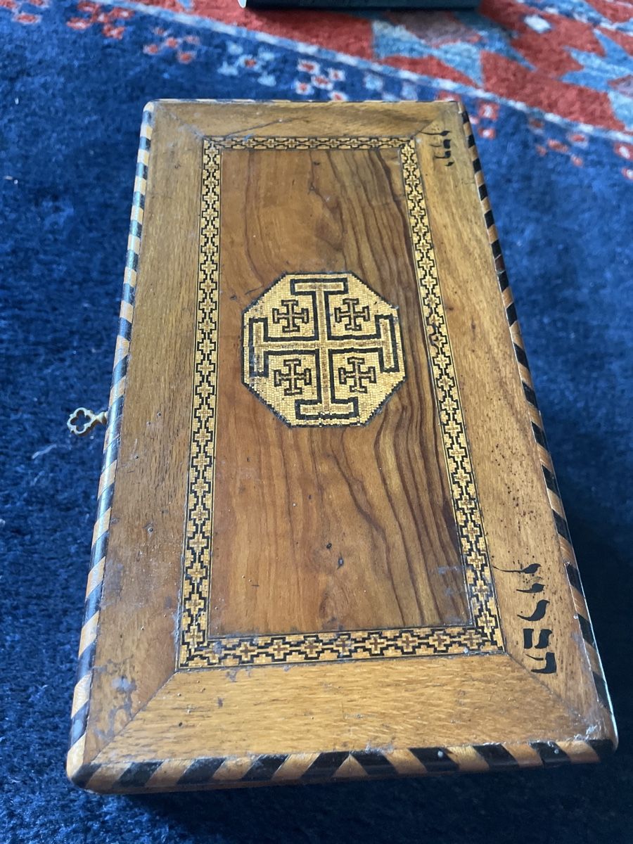 Barattoli: Judaica boîte juive en Olivier – Usato da Bevaix venduto da far_977p 7