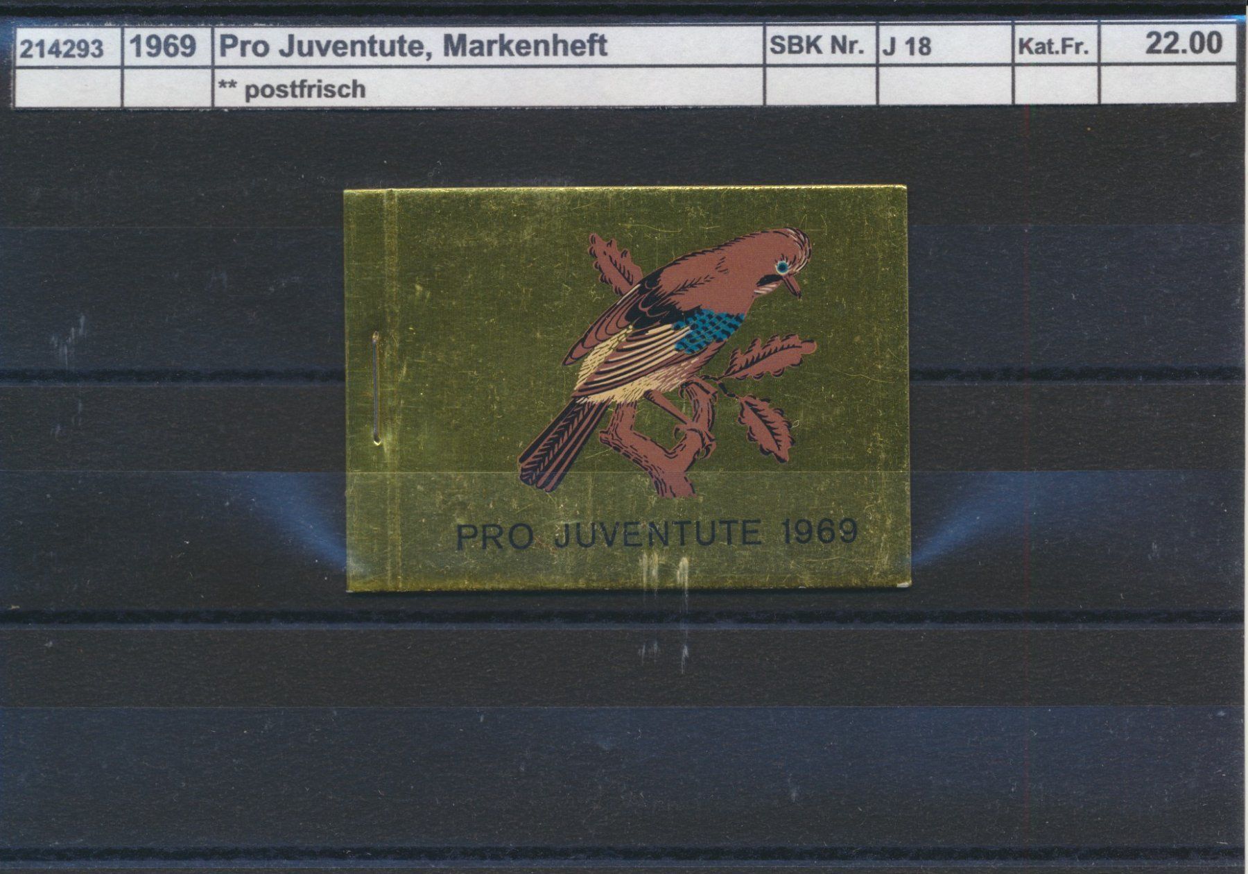 Tutti i francobolli: 1969 Pro Juventute, Markenheftchen, ** postfrisch – Nuovo (secondo la descrizione) da Winterthur venduto da Zupogeru