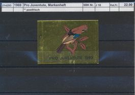 1969 Pro Juventute, Markenheftchen, ** postfrisch