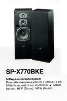 JVC SP-X770BKE Musikboxen (2 Stk) inkl. Stereoanlage + Kabel