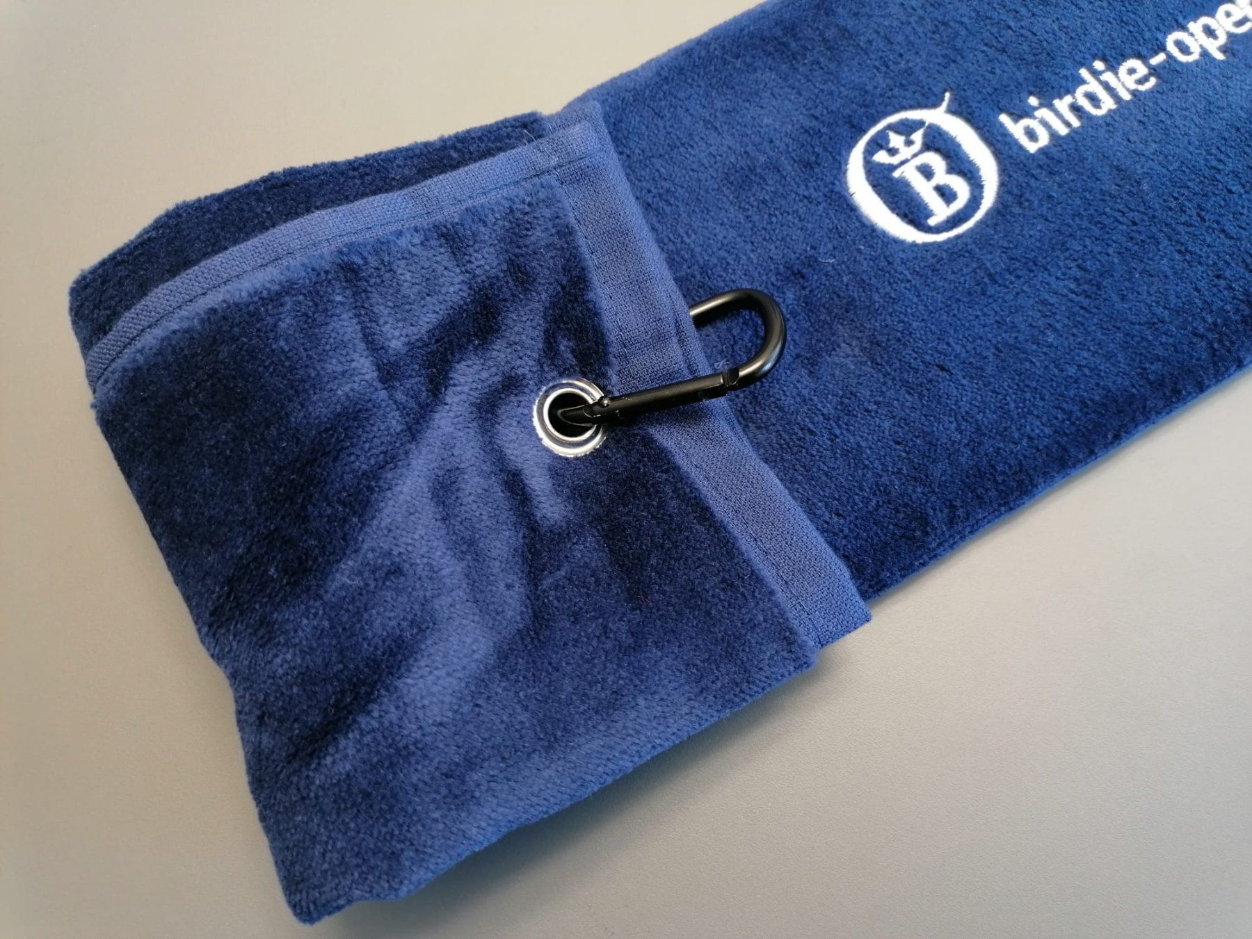 Serviettes de bain: Golfhandtuch dunkelblau mit Karabiner – Neuf (Voir description) à Wängi par Jeane_02 1