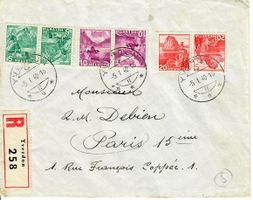 R - Brief Yverdon 1940 - Paris