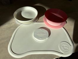 Twistshake Set Essunterlage mit Schalen gebraucht