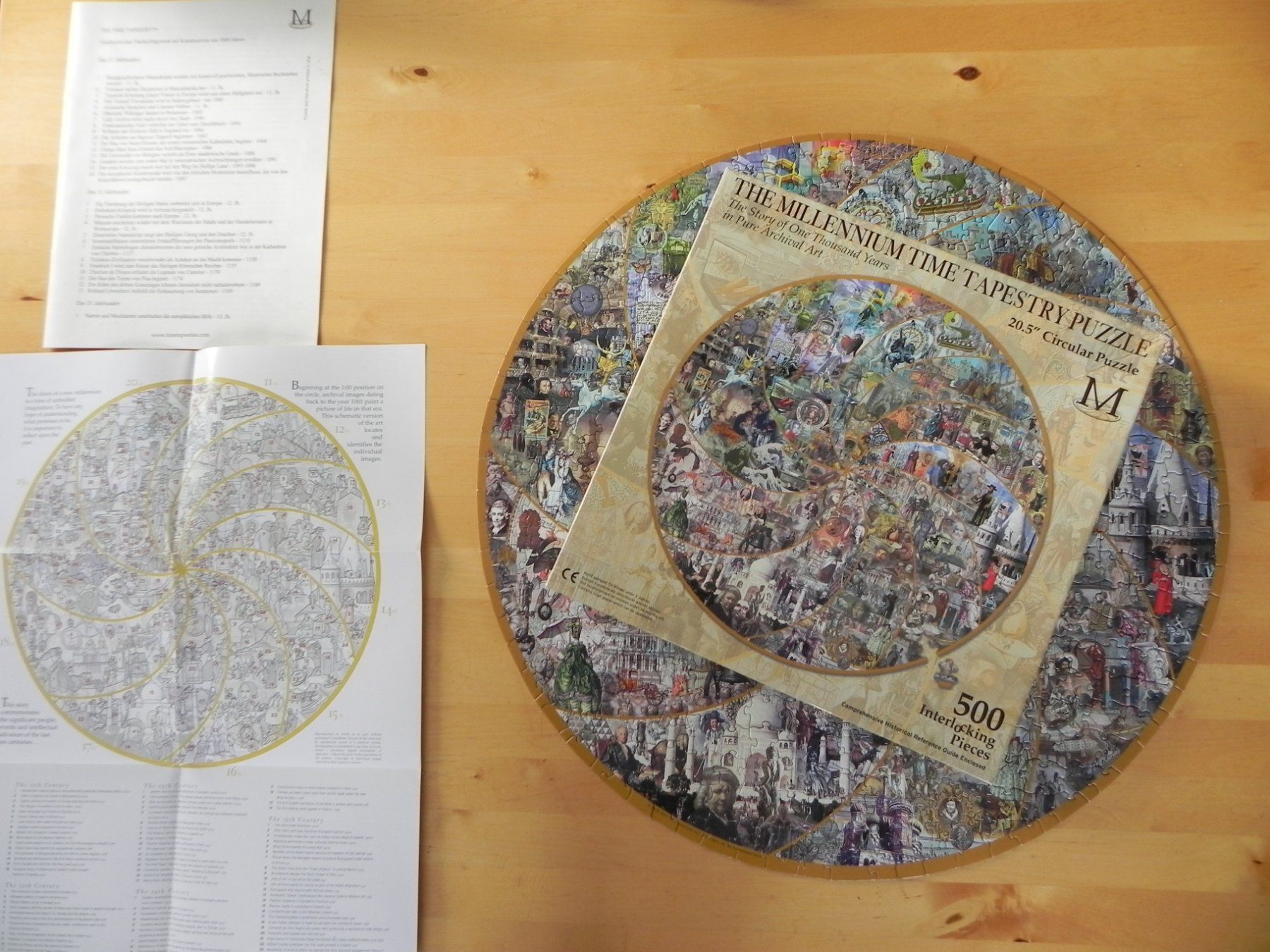 Puzzles: Puzzle rund 500 Teile Kunstmotiven – D'occasion à Stallikon par pcerny16 6