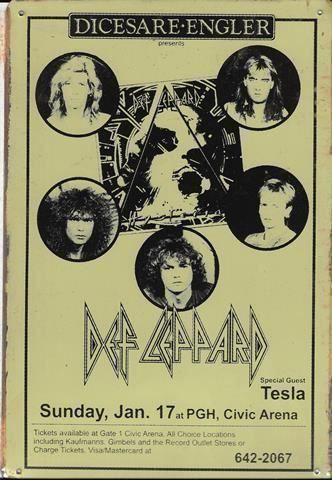 Schilder: Rusty Blechschild-DEF LEPPARD PGH CIVIC – Neu und originalverpackt aus Rupperswil von big-one-sale