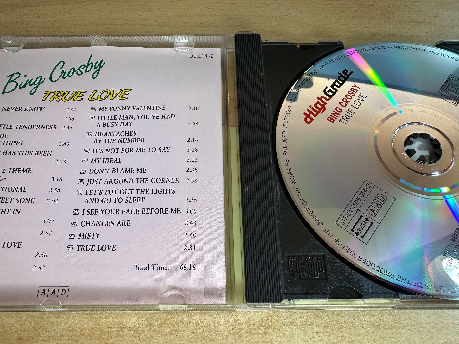 CDs: G5 Bing Crosby – True Love – Gebraucht aus Rikon im Tösstal von Alpenmutz 2