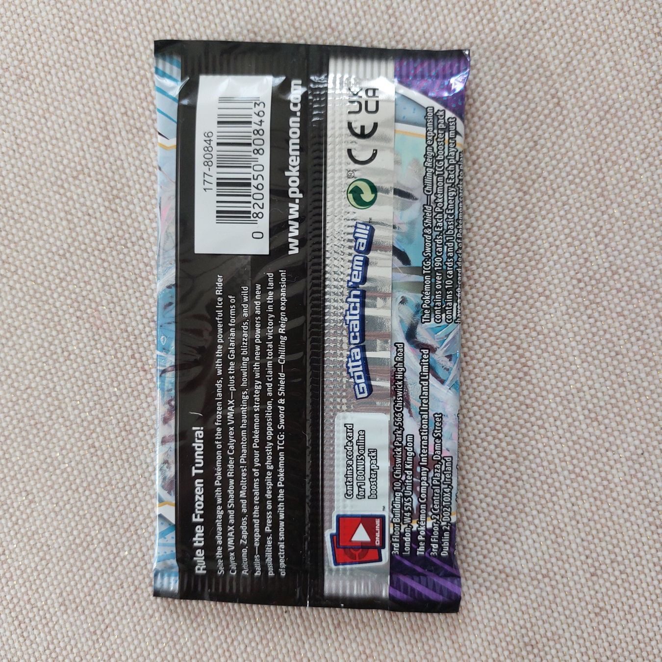 Pokémon Carte collezionabili: Pokemon Chilling Reign Booster EN – Nuovo e nell'imballaggio originale da uzwil venduto da Cama1 1
