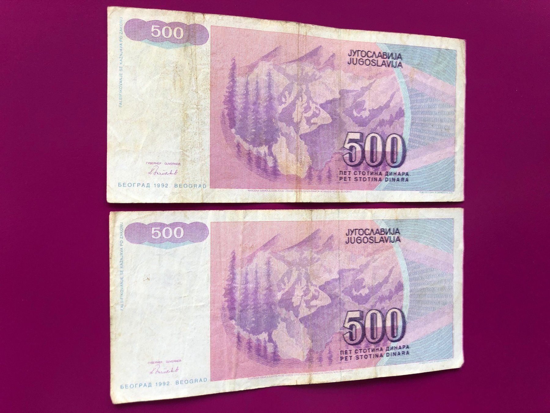Banconote: HYPERINFLATION - Belgrad - Dinar - 2 [] – Usato da Pfäffikon SZ venduto da Sieben77 1