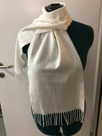 Schicker Winter Schal Weiss