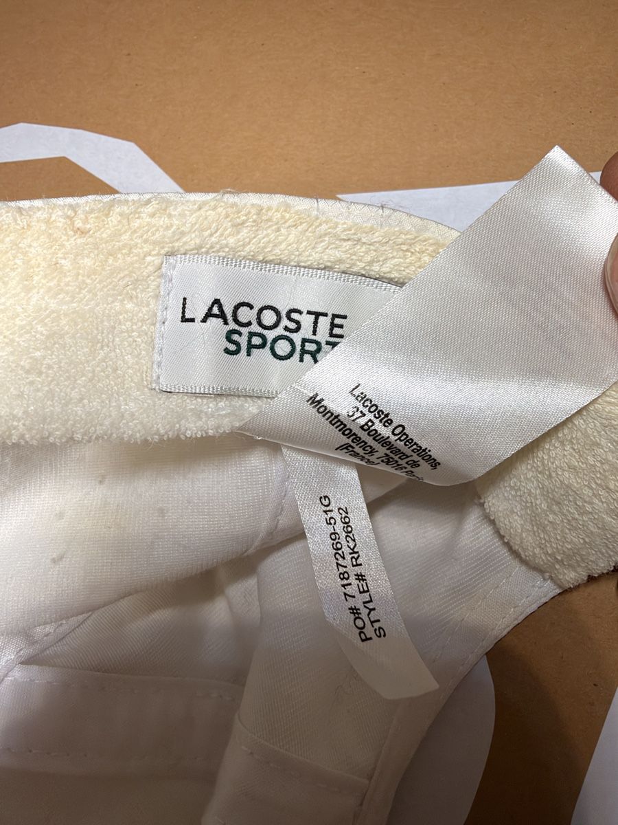 Lacoste Altro in  Abbigliamento & Accessori: Lacoste Cap weiss gebraucht – Usato da Visp venduto da locosshop 3