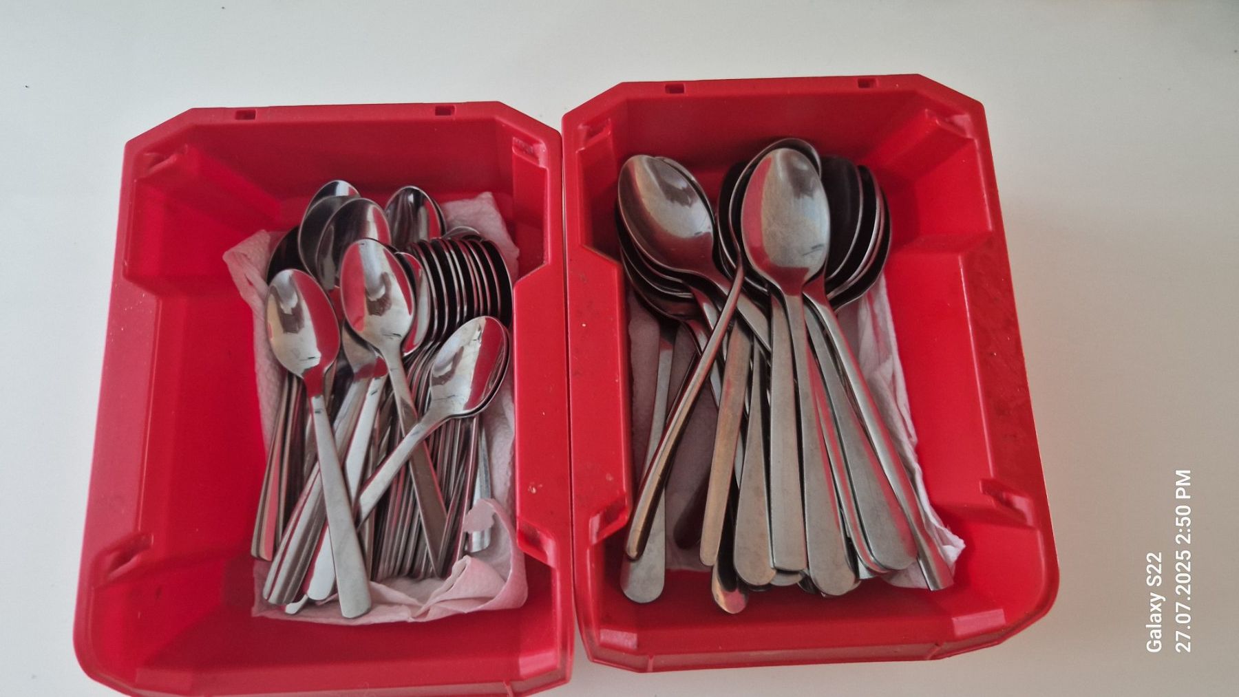 Löffel: Kaffe und Esspresso Löffel je 30 Stück – Gebraucht aus Benglen von bel_6ql5
