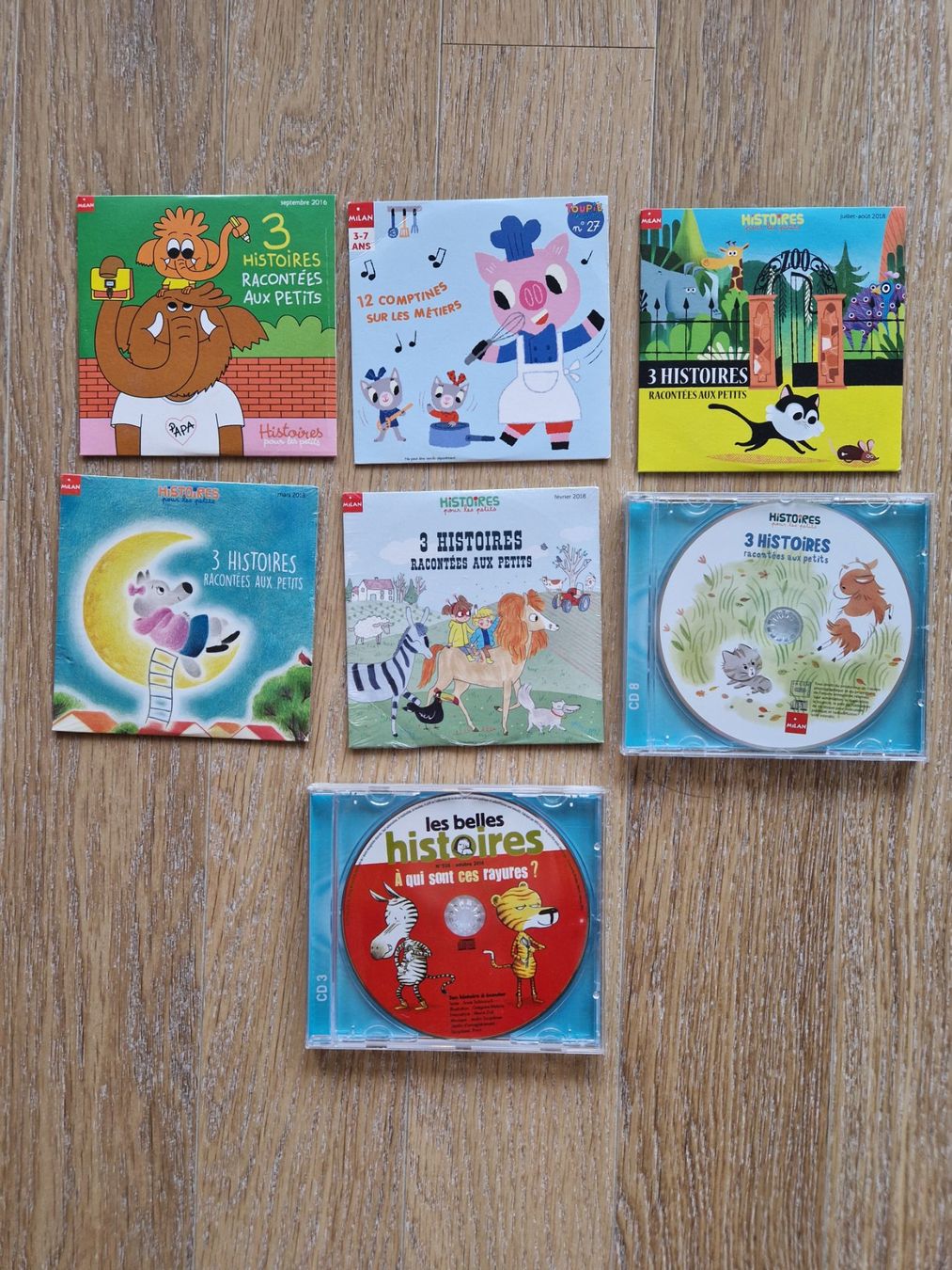CD: Lot de 7 CD Histoires racontées pour petits – Usato da Duillier venduto da Stefsy