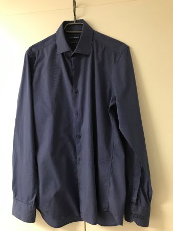 Herrenhemd Blau Gr 39/40