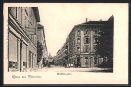 Winterthur, Wartstrasse mit Haus d. Cons