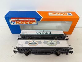 Roco 291028 Güterwagen Valser / SBB / Schiebewandwagen