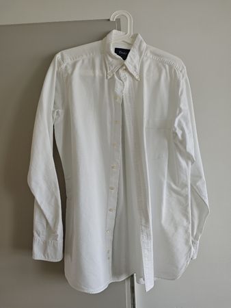 2 mal Oxford Button Down Hemden Drake's London L