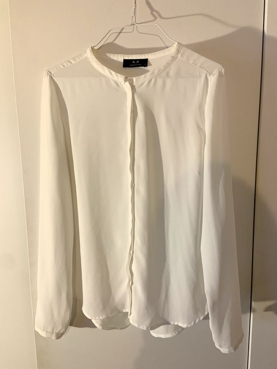 Camicette: Weisse Modström Bluse Gr.S – Usato da Basel venduto da mir_h6vg