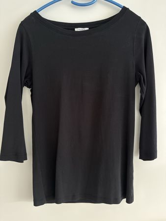 GLOBUS Essential Shirt, schwarz,Gr. M, 3/4 Arm – Top Zustand