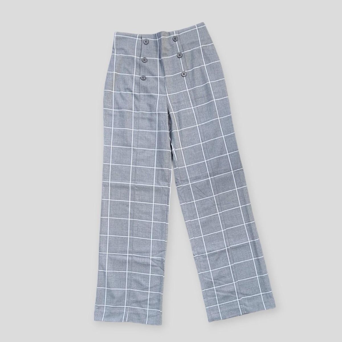 Pantaloni: Pantalon à carreaux taille haute – Usato da Péry venduto da bys_k95b 2