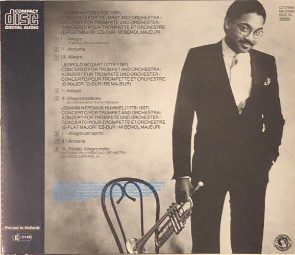 CD: Wynton Marsalis - Trompeten-Konzerte – Usato da Grüningen venduto da azulblanco 1