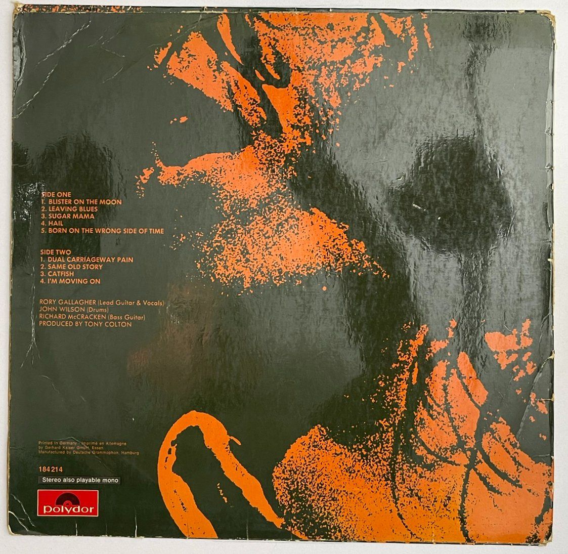 Dischi in vinile: LP: TASTE - Taste (Rory Gallagher) – Usato da Frenkendorf venduto da Yard-Sale-2000 1