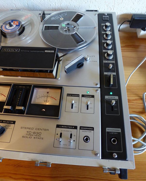 Sony Taperecorder TC630 + Kopie der Originalaneitung E D F Kaufen